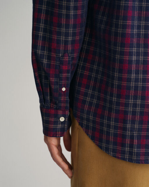 Reg Cord Check Shirt-Skjorter-Gant-Aandahls