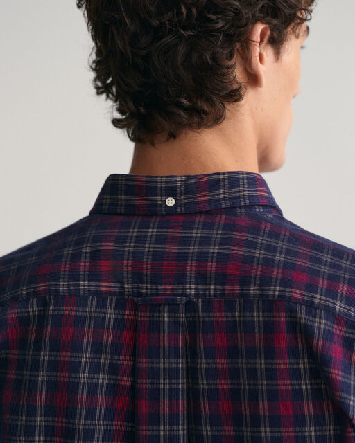Reg Cord Check Shirt-Skjorter-Gant-Aandahls