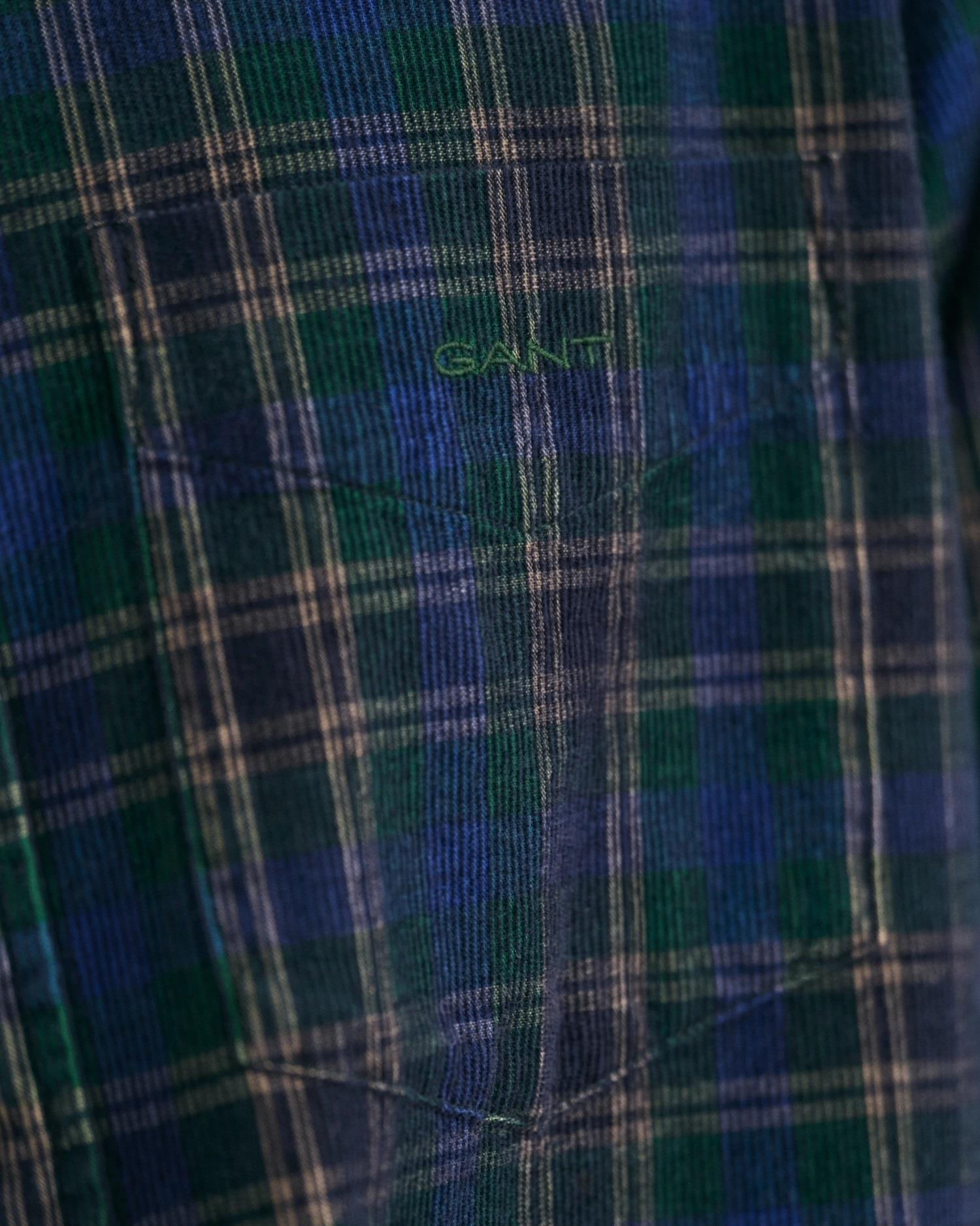 Reg Cord Check Shirt-Skjorter-Gant-Aandahls