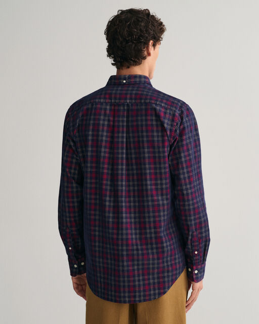 Reg Cord Check Shirt-Skjorter-Gant-Aandahls