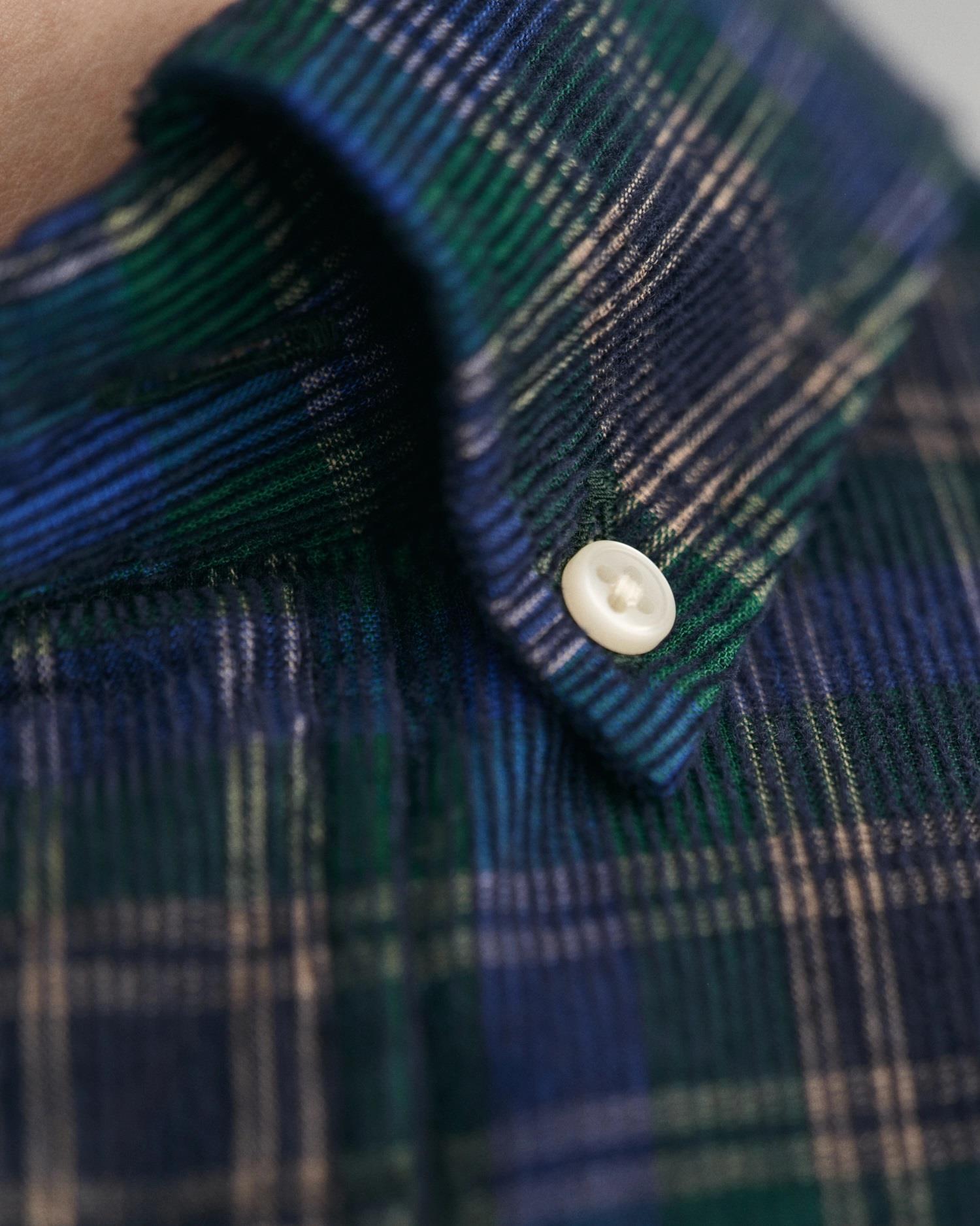 Reg Cord Check Shirt-Skjorter-Gant-Aandahls