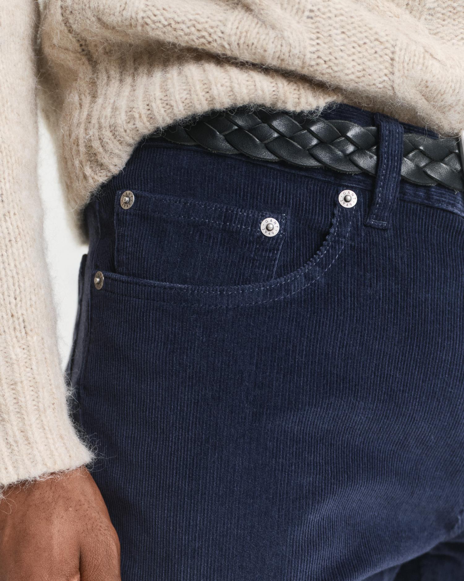 Reg Cord Jeans-Jeans-Gant-Aandahls