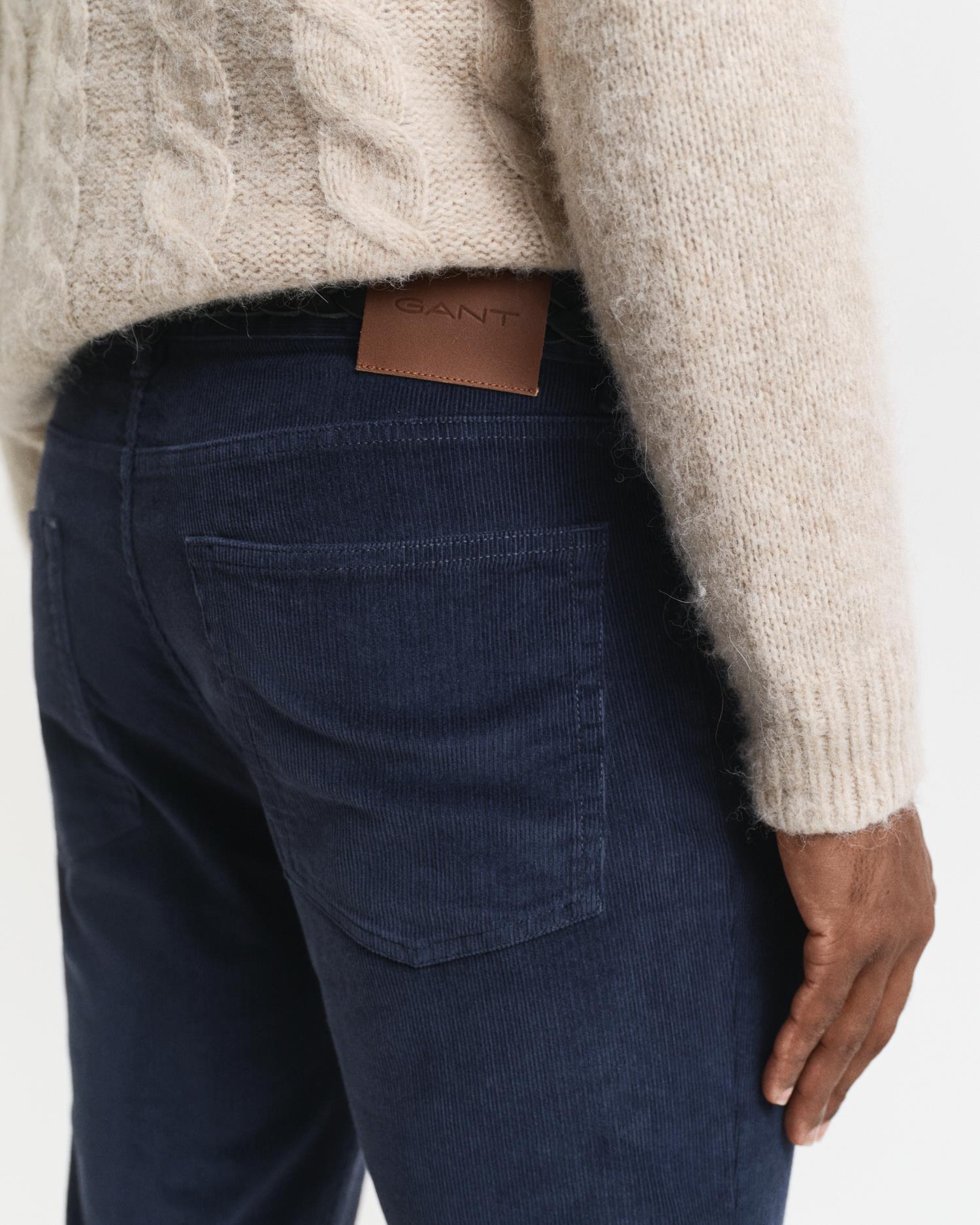 Reg Cord Jeans-Jeans-Gant-Aandahls