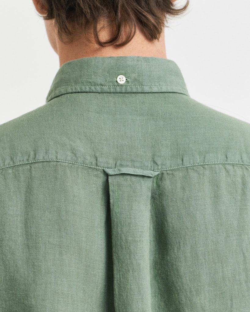 Reg Gmnt Dyed Linen Shirt-Skjorte-Gant-Aandahls