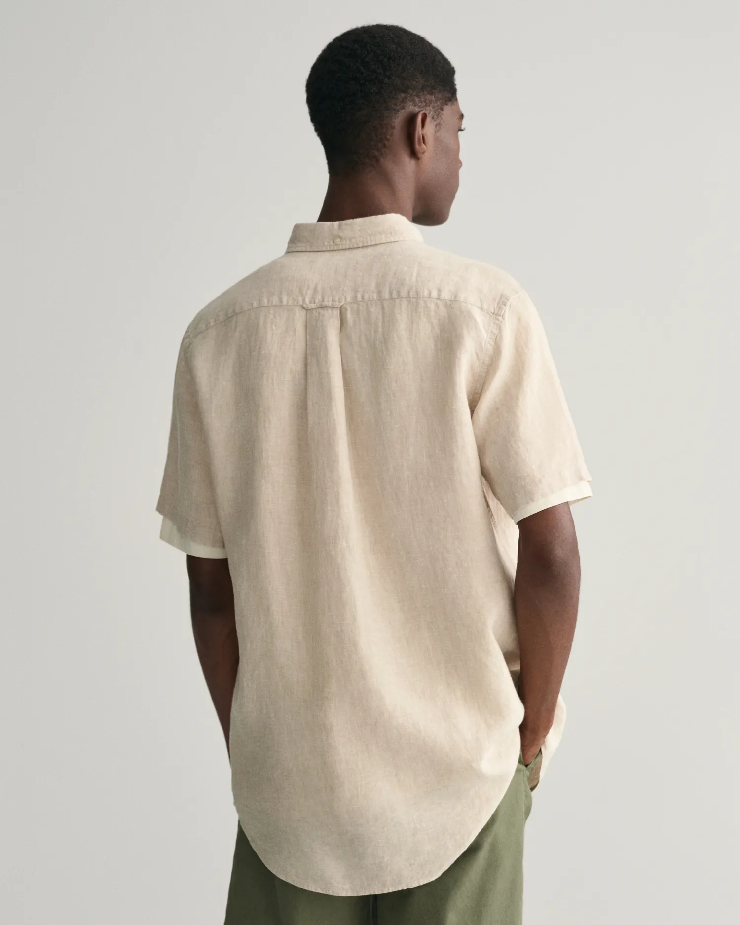 Reg Linen SS Shirt-Skjorter-Gant-Aandahls