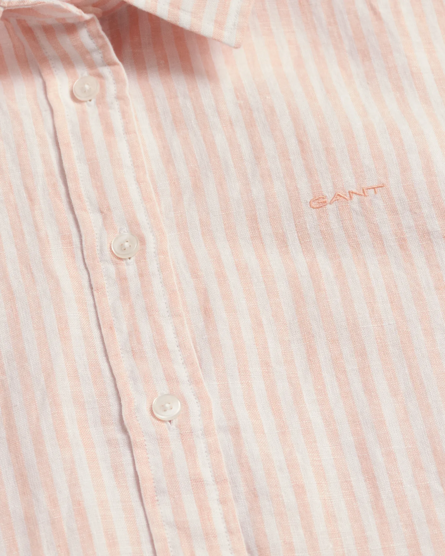 Reg Linen Stripe Shirt-Skjorter-Gant-Aandahls