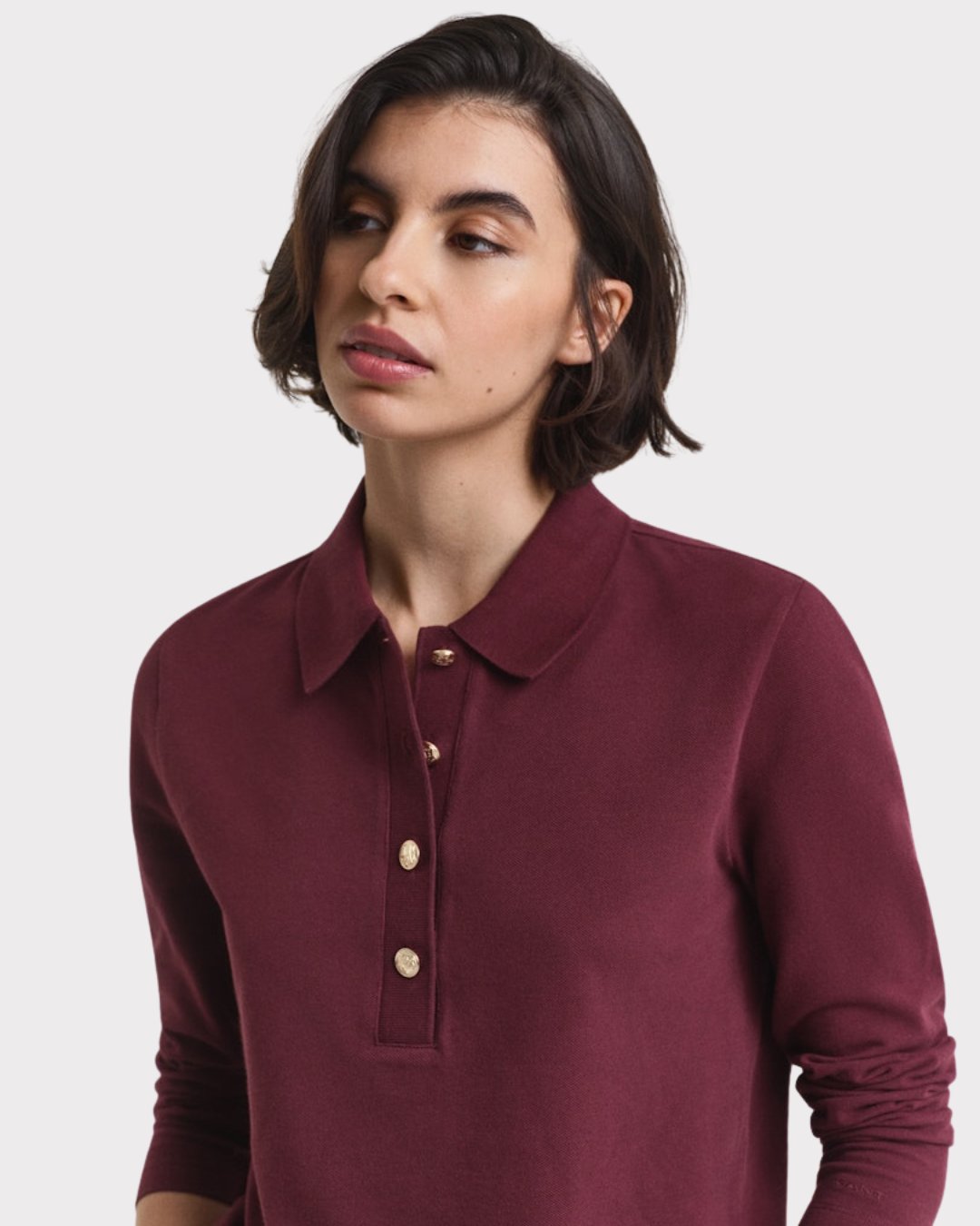 Reg Ls Pique Polo-T-shirt-Gant-Aandahls