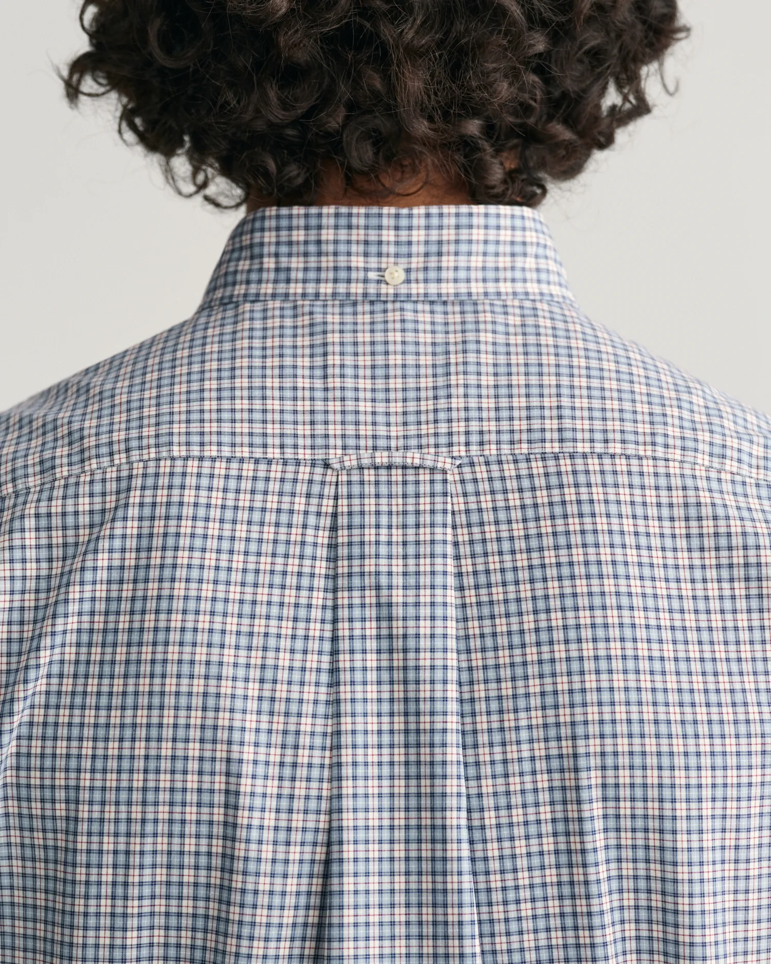 Reg Poplin Microcheck SS Shirt-Skjorter-Gant-Aandahls