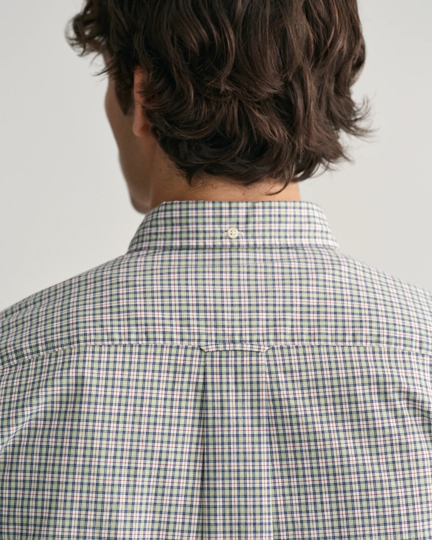 Reg Poplin Microcheck SS Shirt-Skjorter-Gant-Aandahls