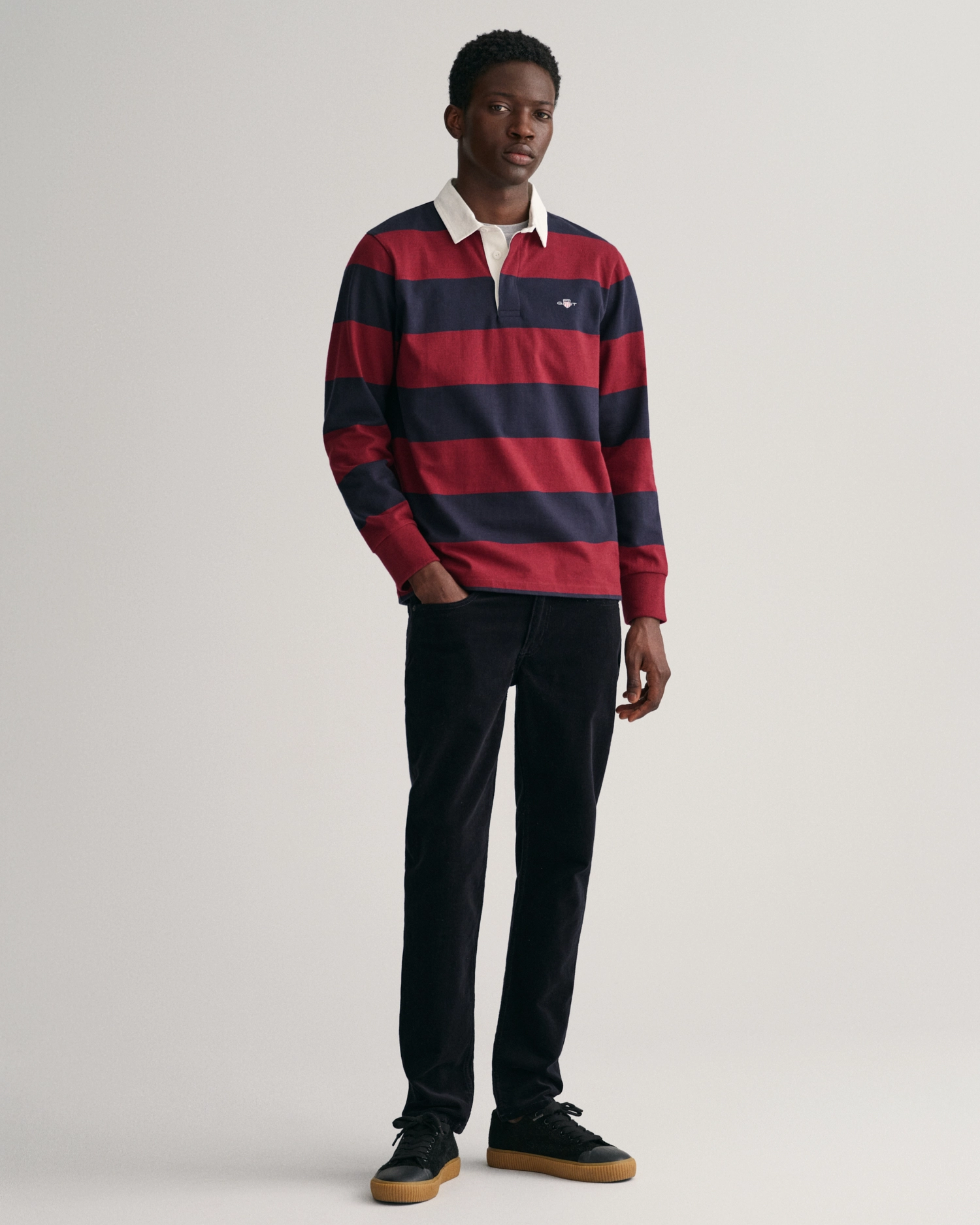 Reg Shield Barstripe Heavy Rugger-Sweat-Gant-Aandahls