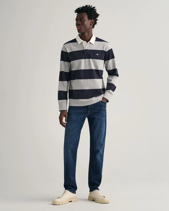 Reg Shield Barstripe Heavy Rugger-Sweat-Gant-Aandahls