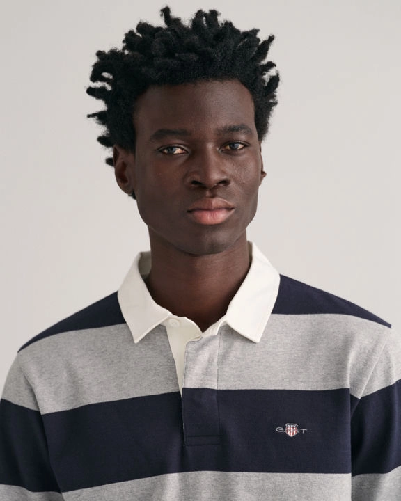 Reg Shield Barstripe Heavy Rugger-Sweat-Gant-Aandahls