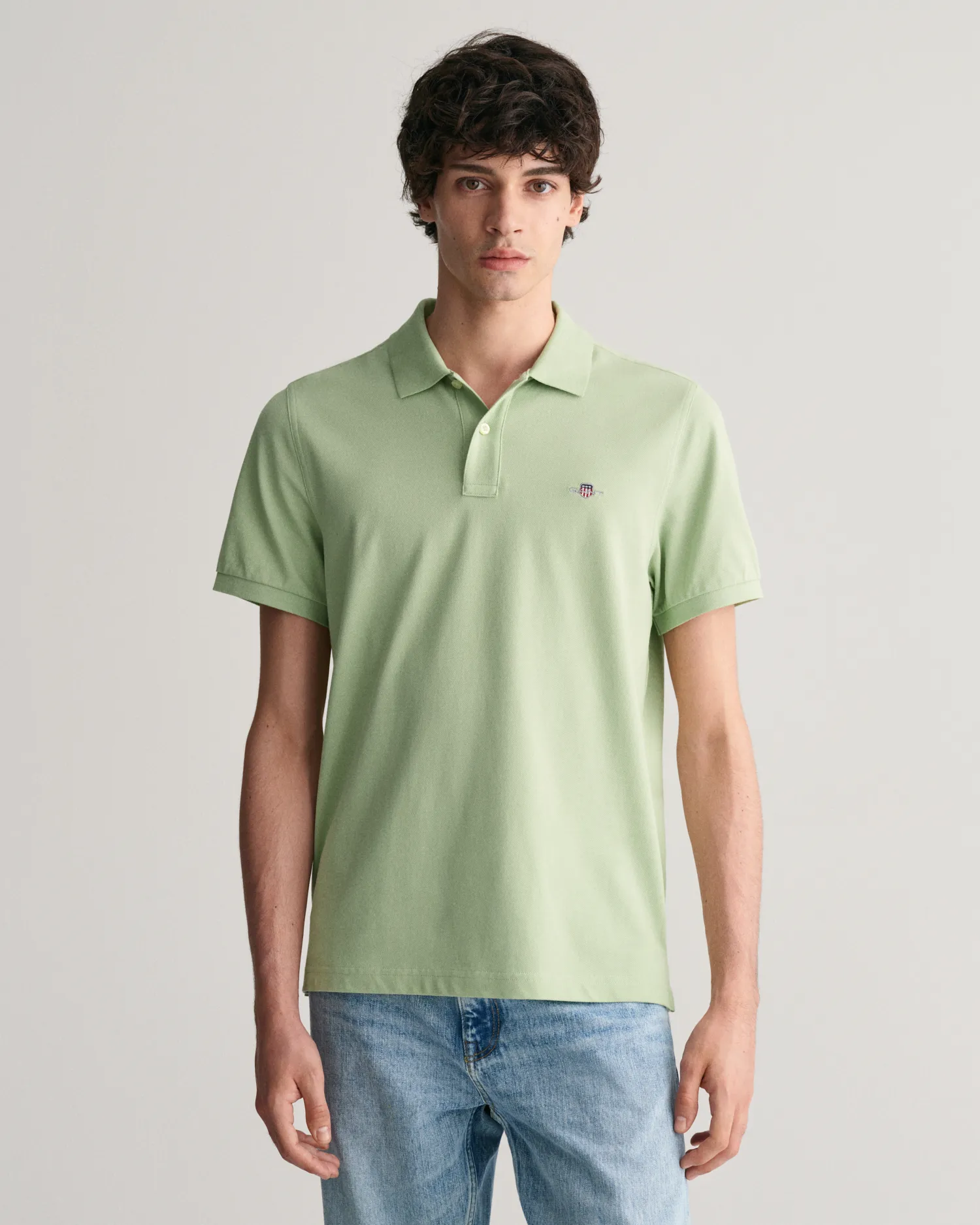 Reg Shield Pique Polo-Sweat-Gant-Aandahls