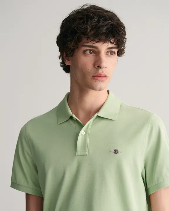 Reg Shield Pique Polo-Sweat-Gant-Aandahls