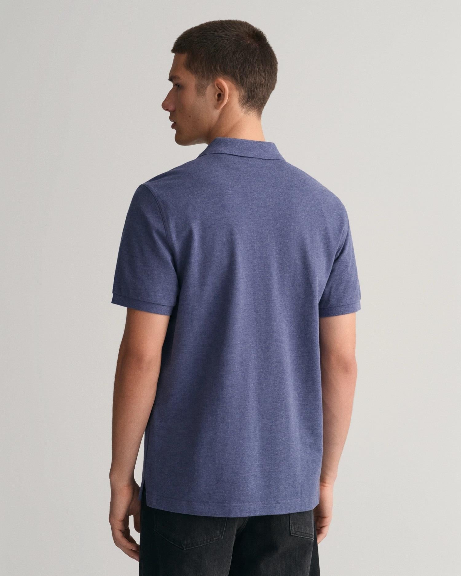 Reg Shield SS Pique Polo-T-shirt-Gant-Aandahls