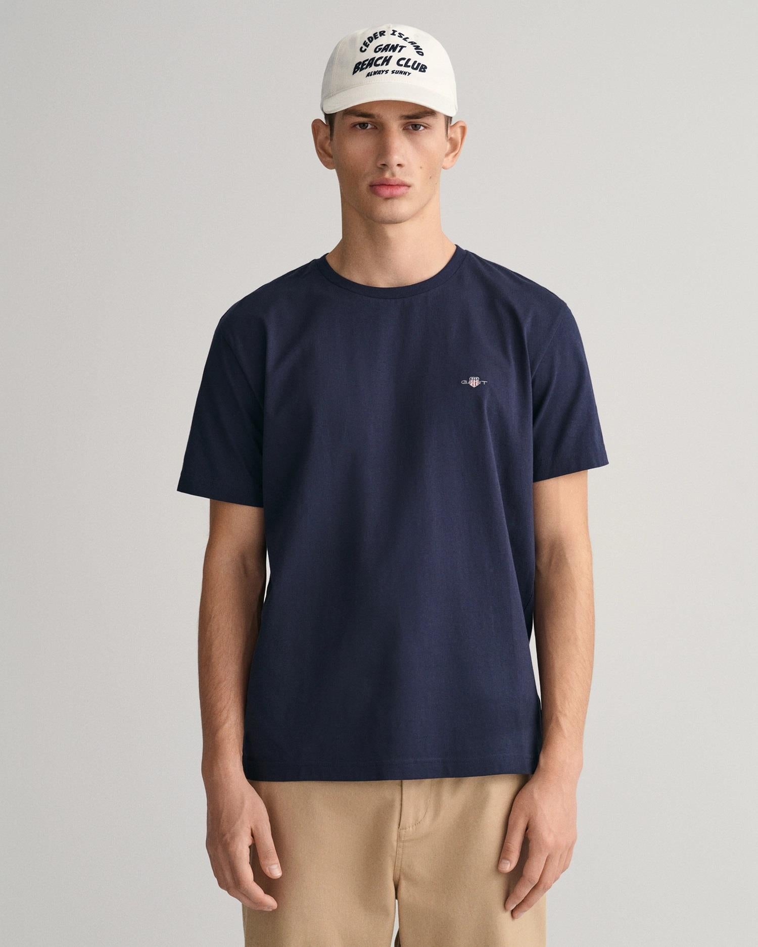 Reg Shield Ss T-Shirt-T-shirt-Gant-Aandahls