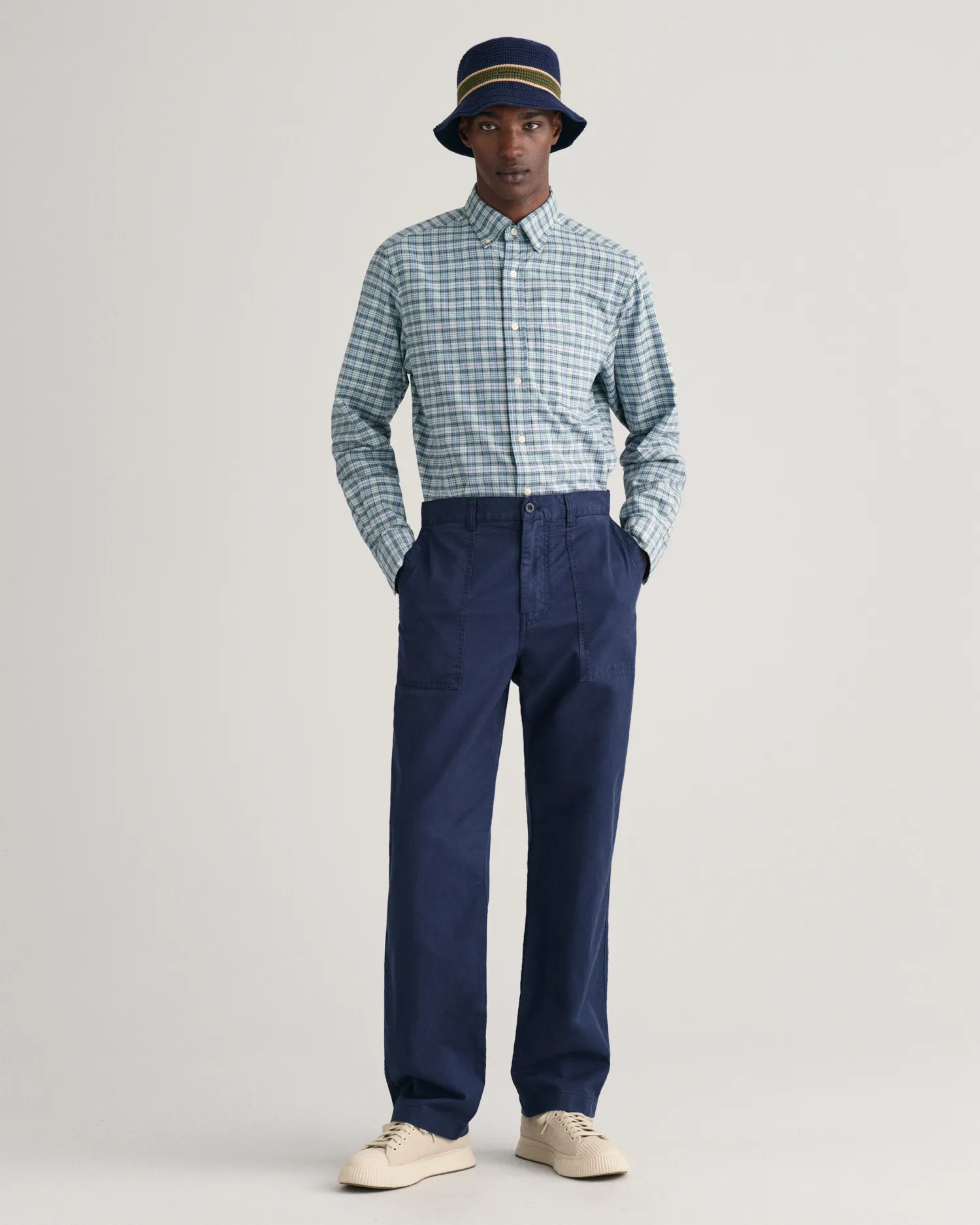 Reg archive oxford check shirt-Skjorter-Gant-Aandahls
