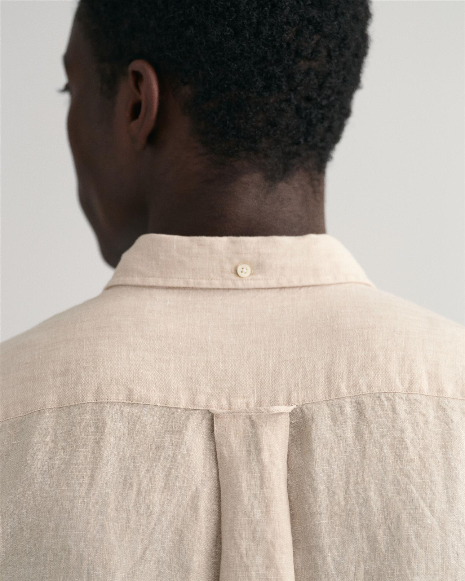 Reg linen shirt-Skjorter-Gant-Aandahls