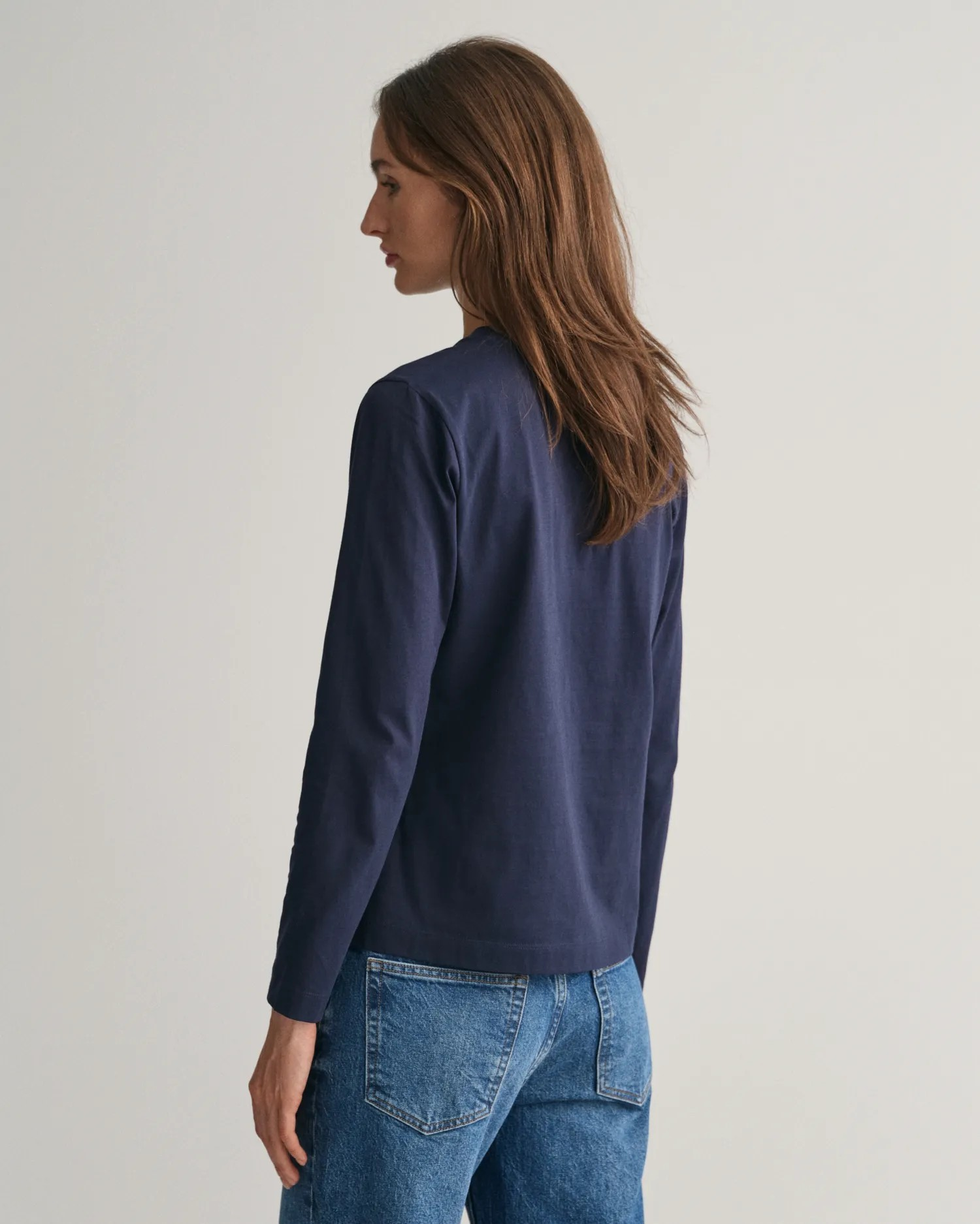 Reg shield LS t-shirt-Genser-Gant-Aandahls