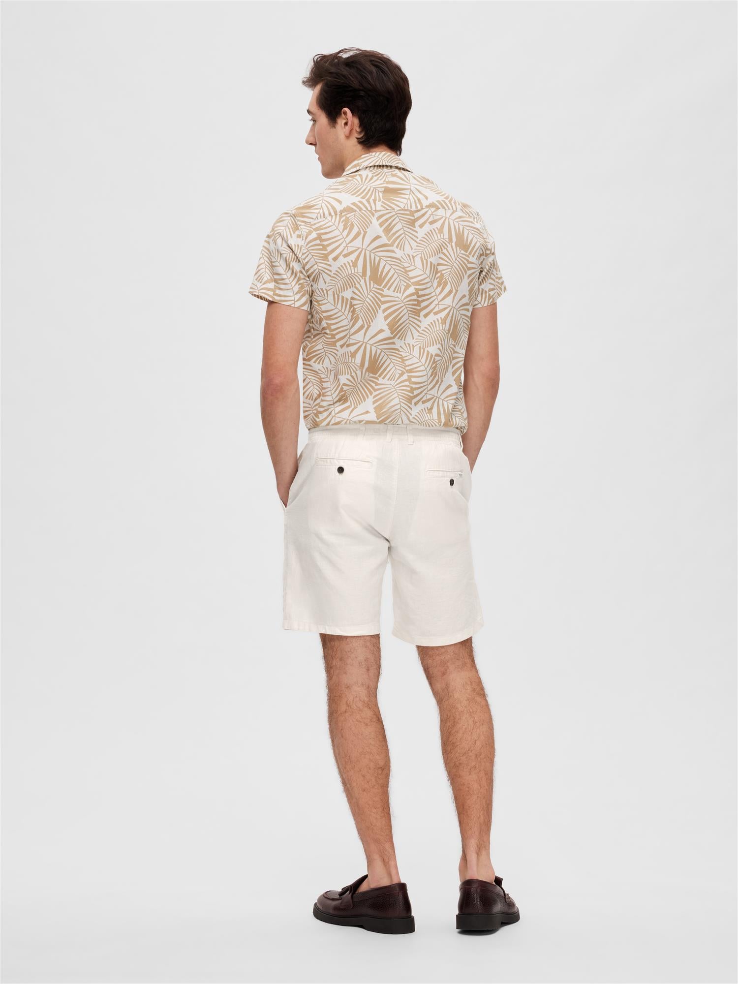 Regular-Brody Linen Shorts Noos-Shorts-Selected Homme-Aandahls