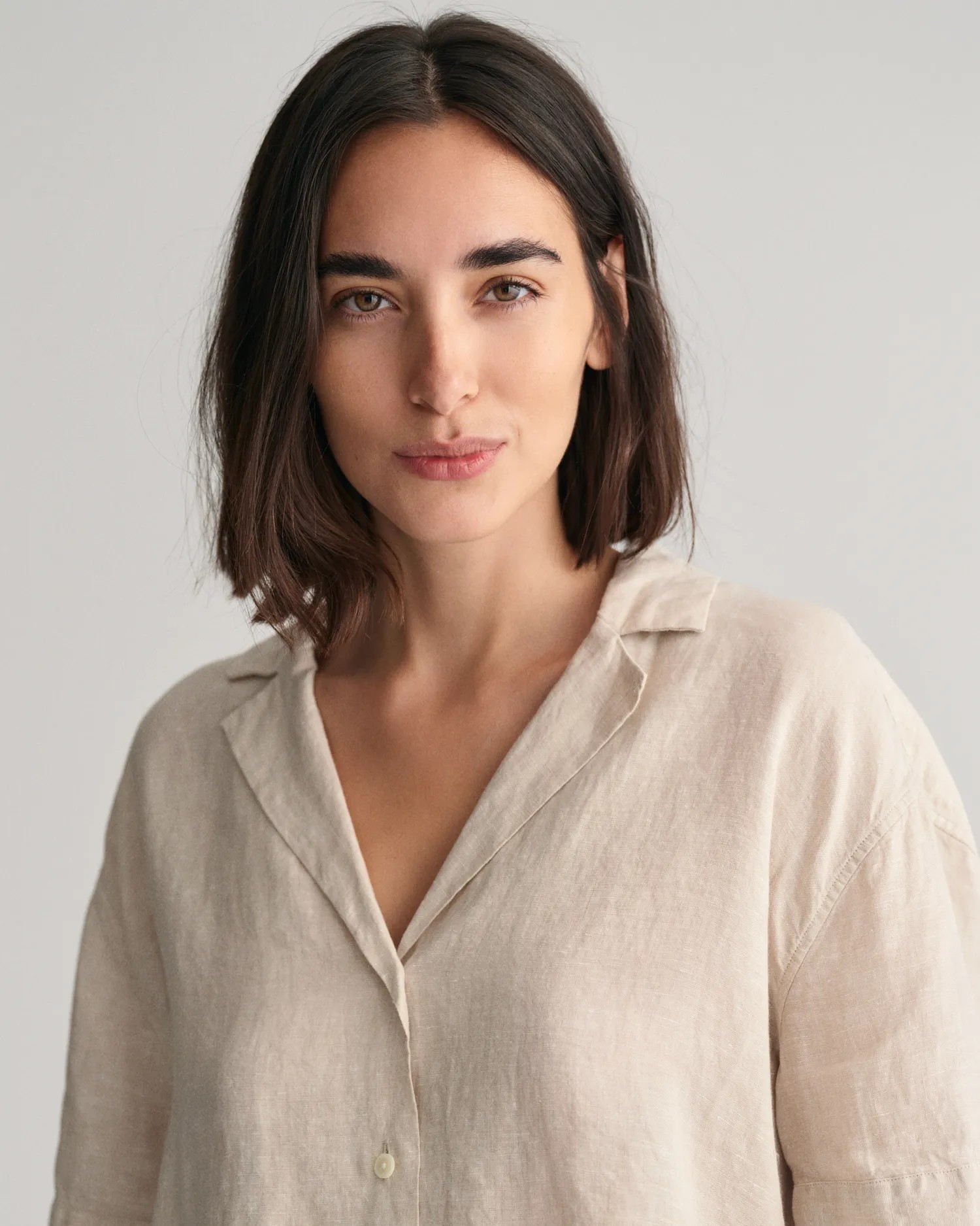 Rel ss linen shirt-Skjorte-Gant-Aandahls
