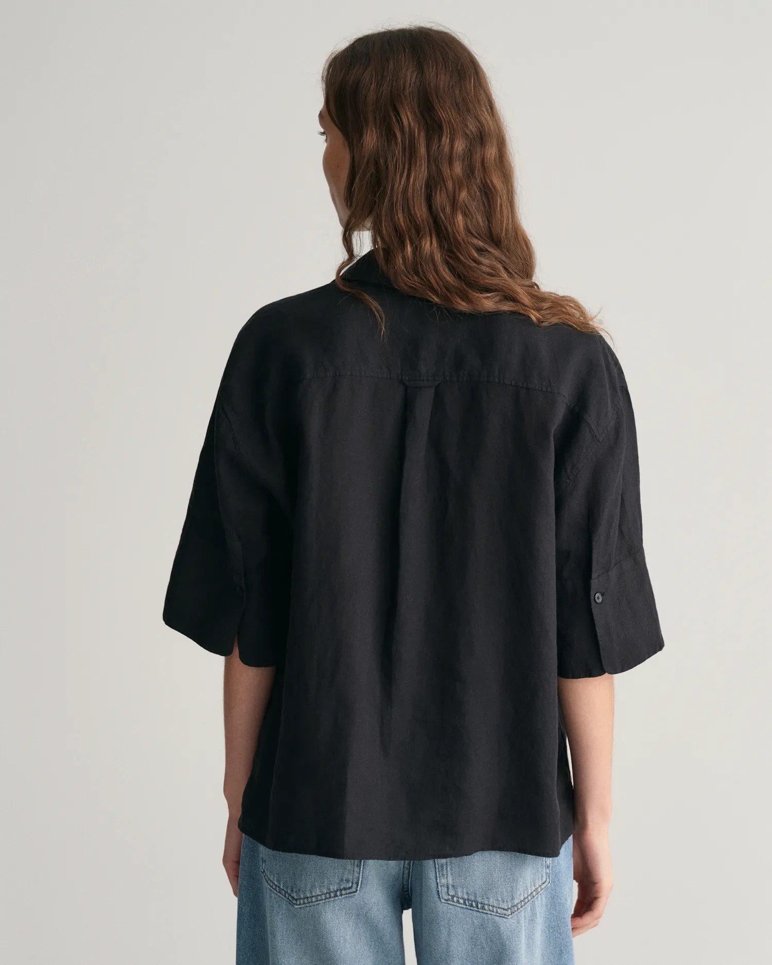 Rel ss linen shirt-Skjorte-Gant-Aandahls