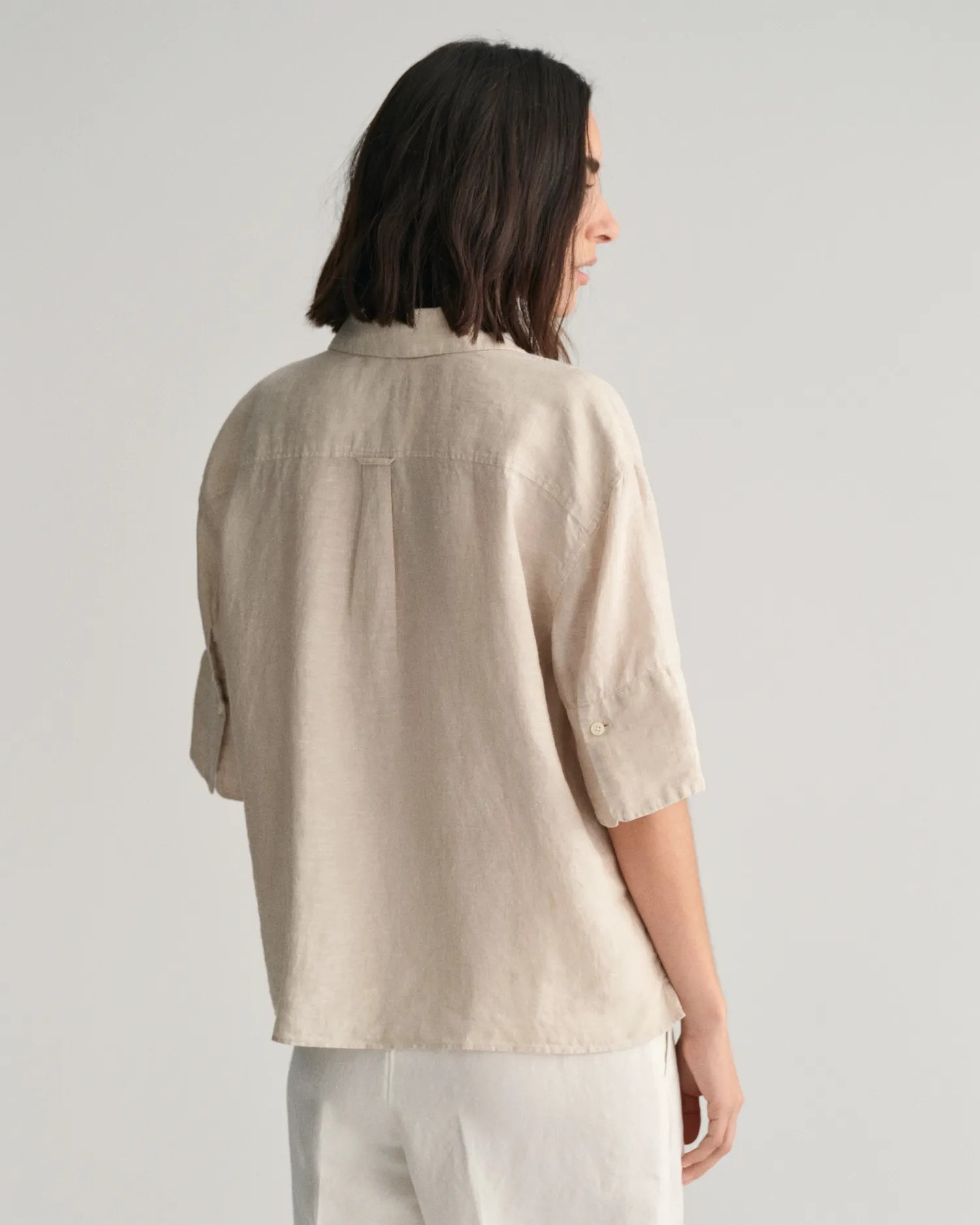 Rel ss linen shirt-Skjorte-Gant-Aandahls