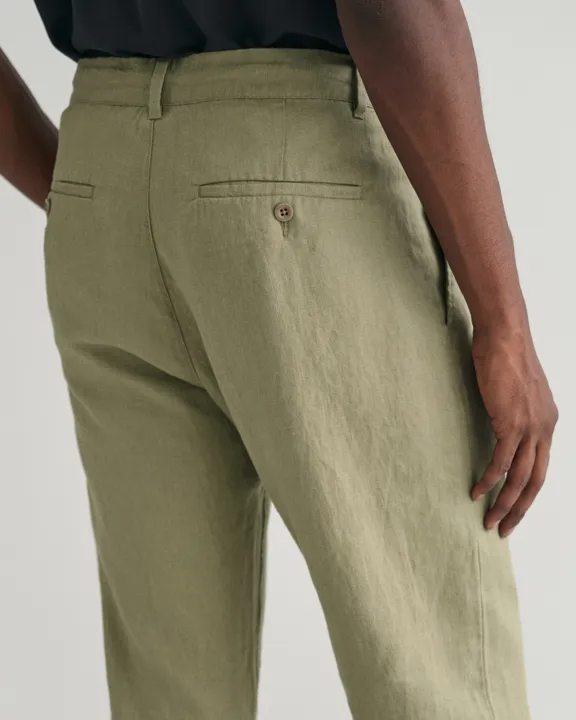 Relaxed Linen DS Pants-Bukser-Gant-Aandahls