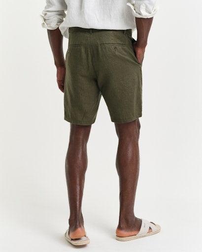 Relaxed Linen Ds Shorts-Shorts-Gant-Aandahls