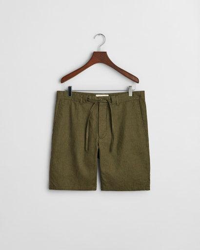 Relaxed Linen Ds Shorts-Shorts-Gant-Aandahls