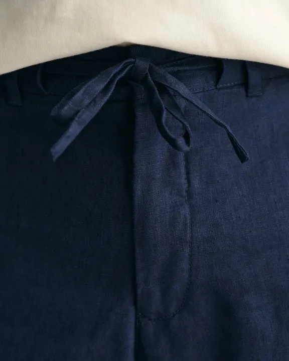 Relaxed Linen Ds Shorts-Shorts-Gant-Aandahls