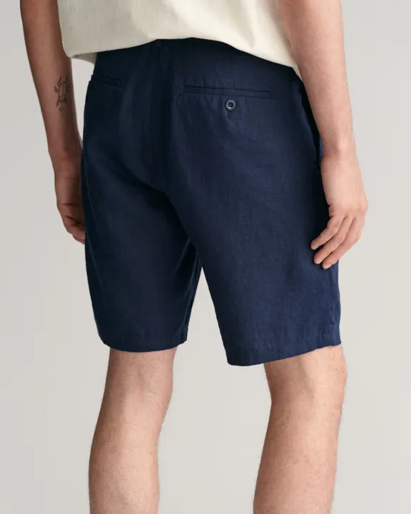 Relaxed Linen Ds Shorts-Shorts-Gant-Aandahls