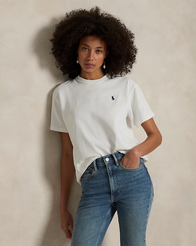 Relaxed fit cotton jersey tee-T-shirt-Polo Ralph Lauren-Aandahls
