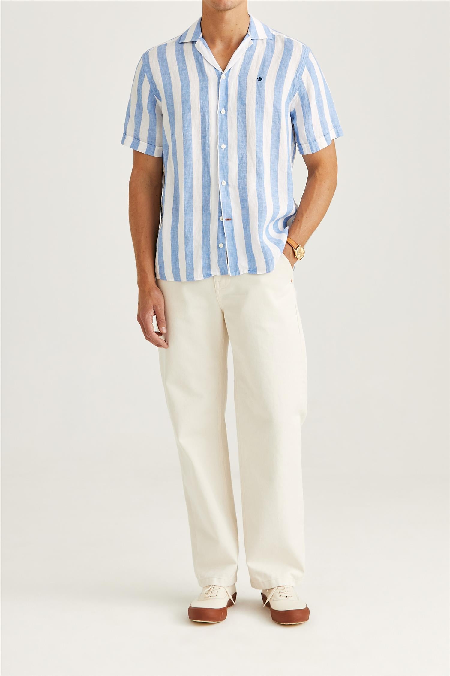 Resort linen ss shirt-Skjorte-Morris-Aandahls