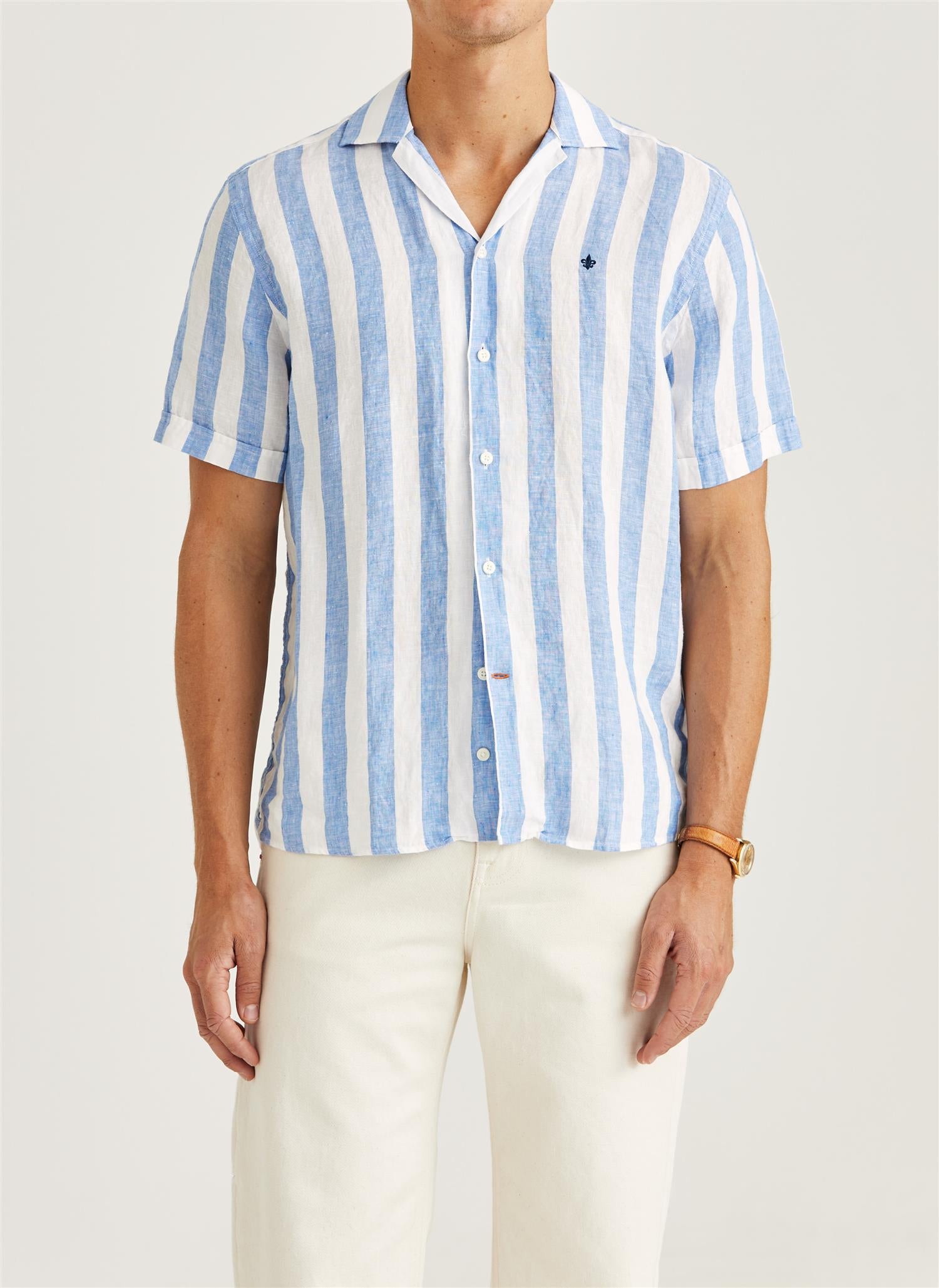 Resort linen ss shirt-Skjorte-Morris-Aandahls