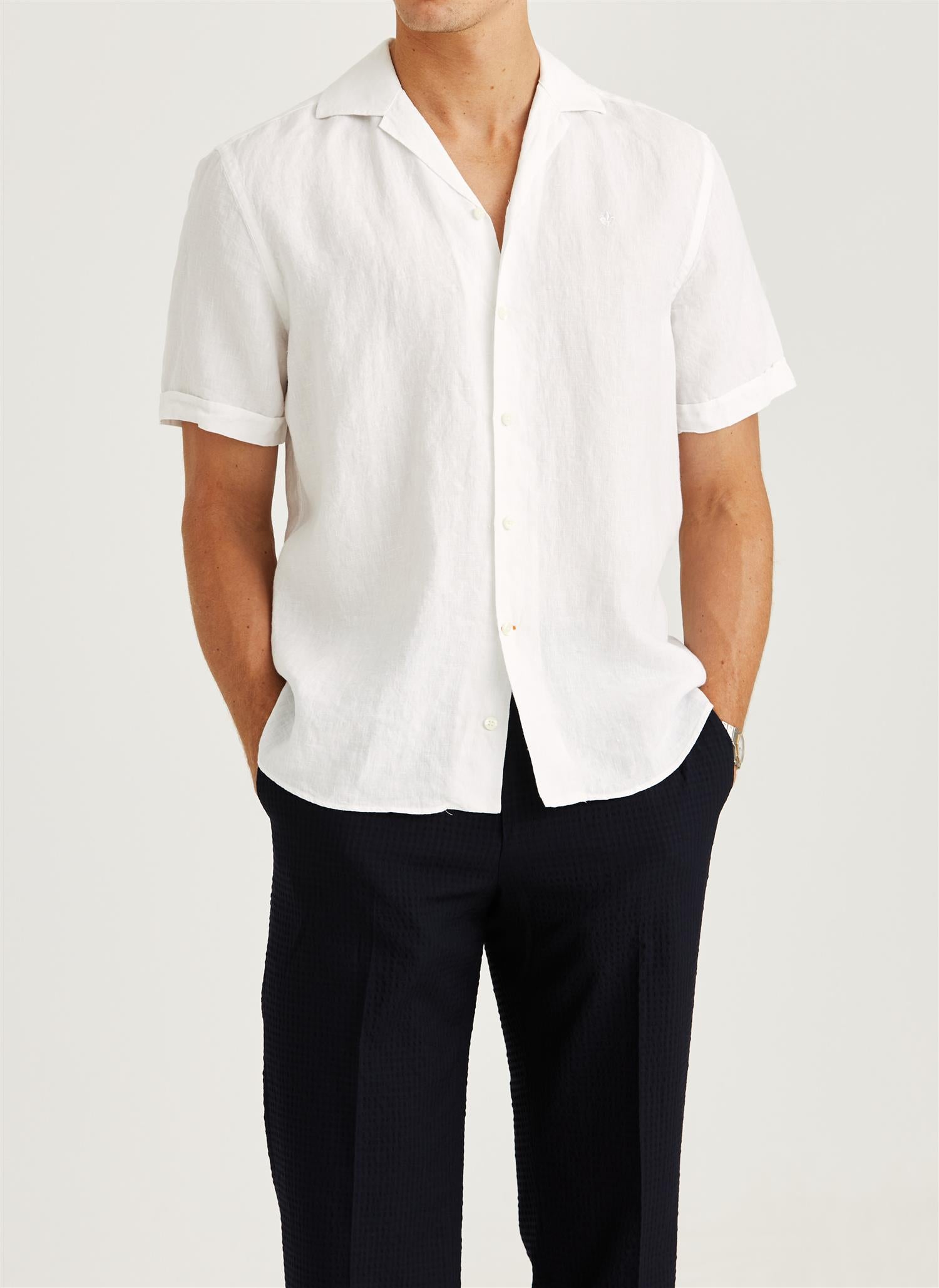 Resort linen ss shirt-Skjorte-Morris-Aandahls