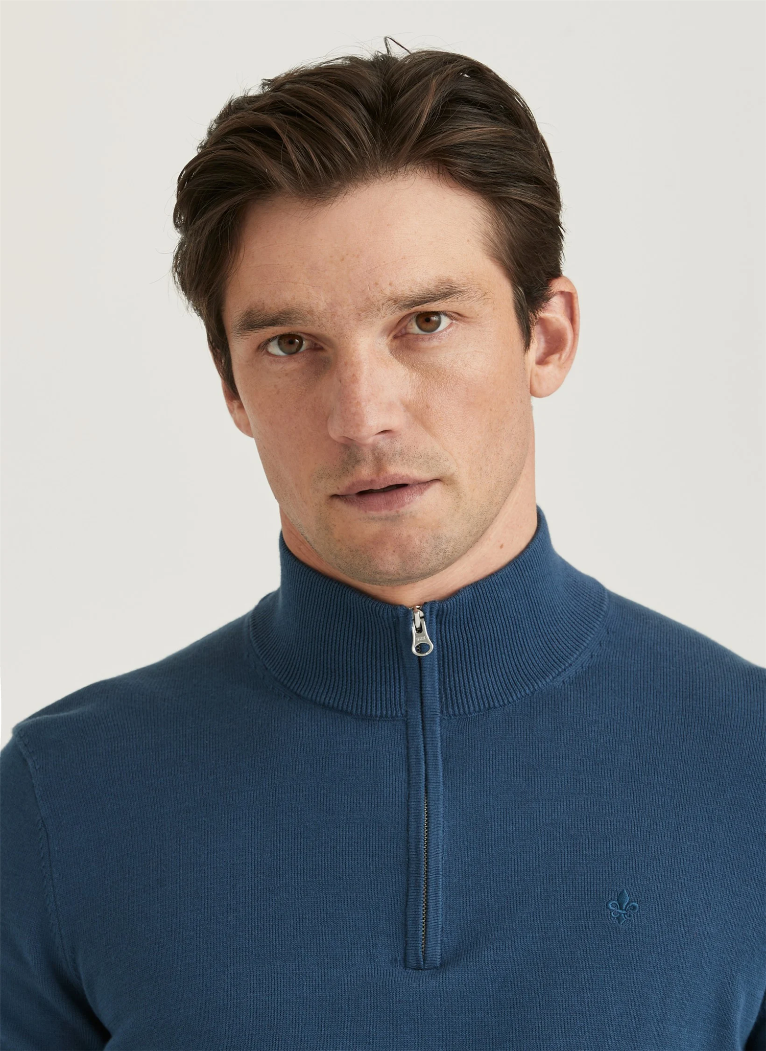 Riley Half Zip-Strikk-Morris-Aandahls