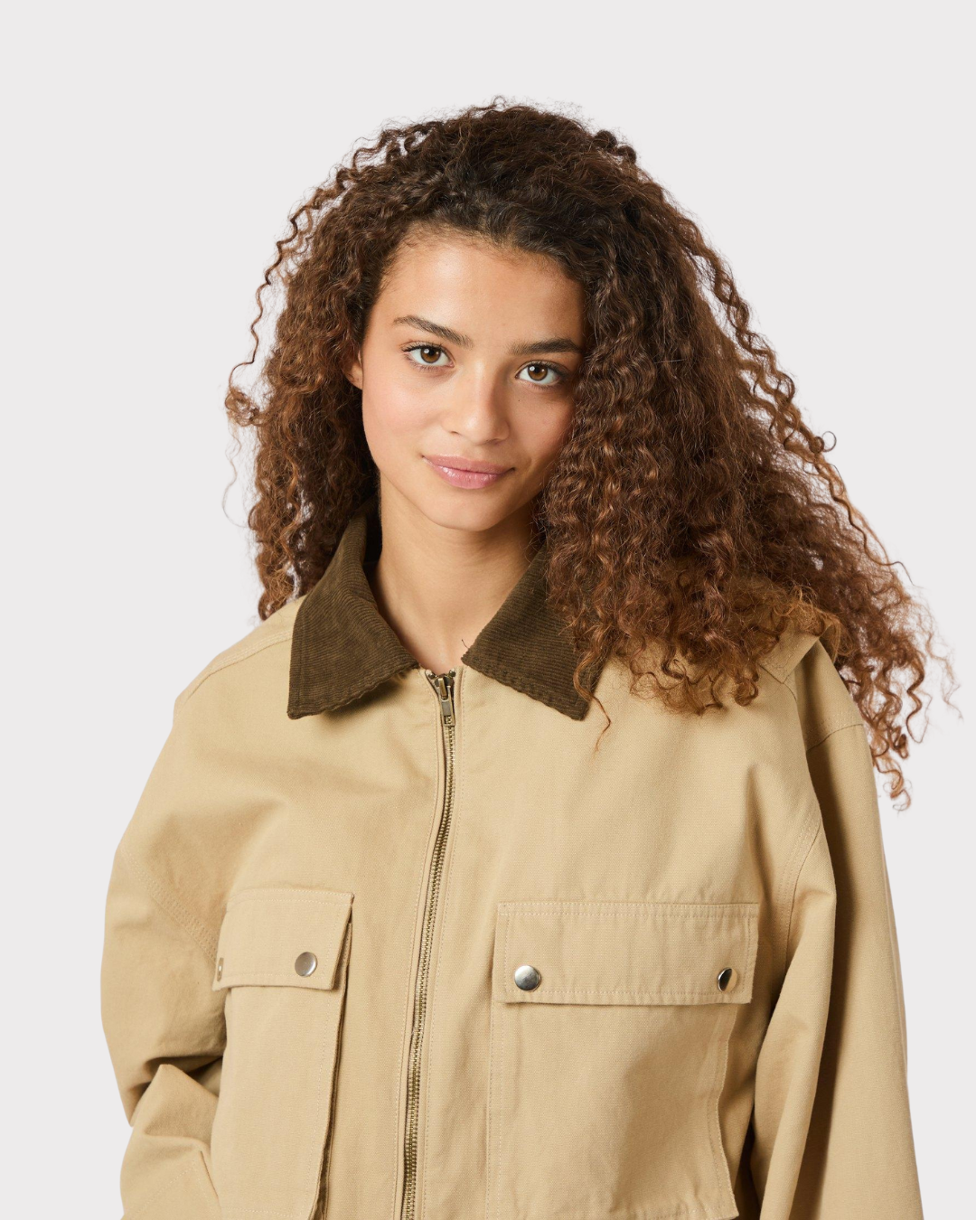 Rivera Canvas Boxy Jacket-Ytterjakker-Neo Noir-Aandahls