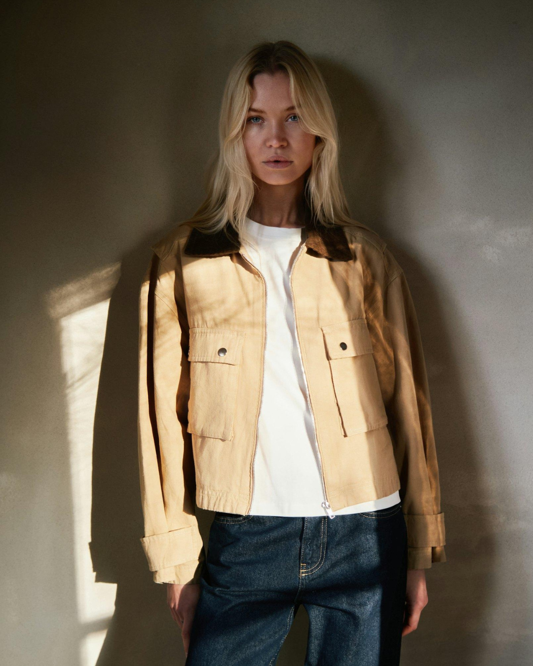 Rivera Canvas Boxy Jacket-Ytterjakker-Neo Noir-Aandahls
