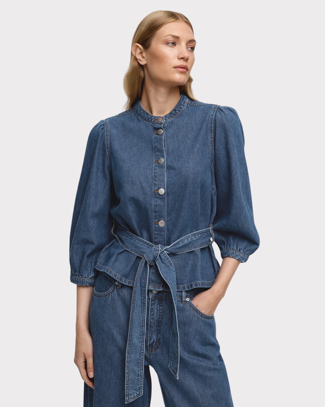 Ryan Elena 3/4 shirt-Skjorte-MSCH Copenhagen-Aandahls