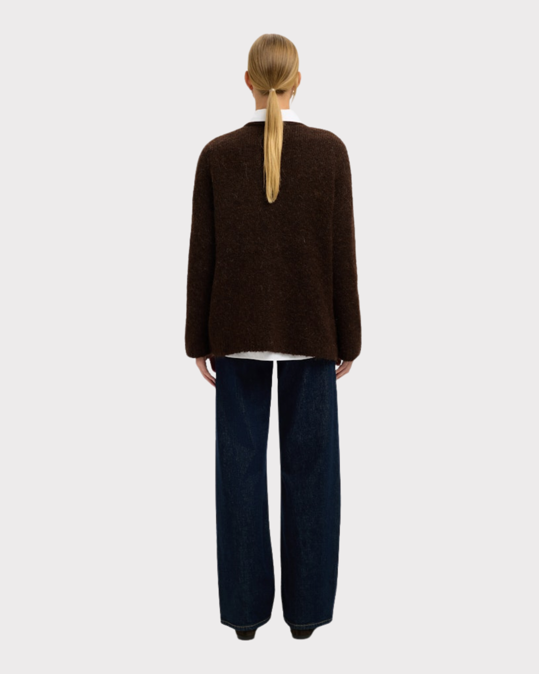 SLFGabriella LS KNIT NEW O-NECK NOOS-Strikk-Selected Femme-Aandahls