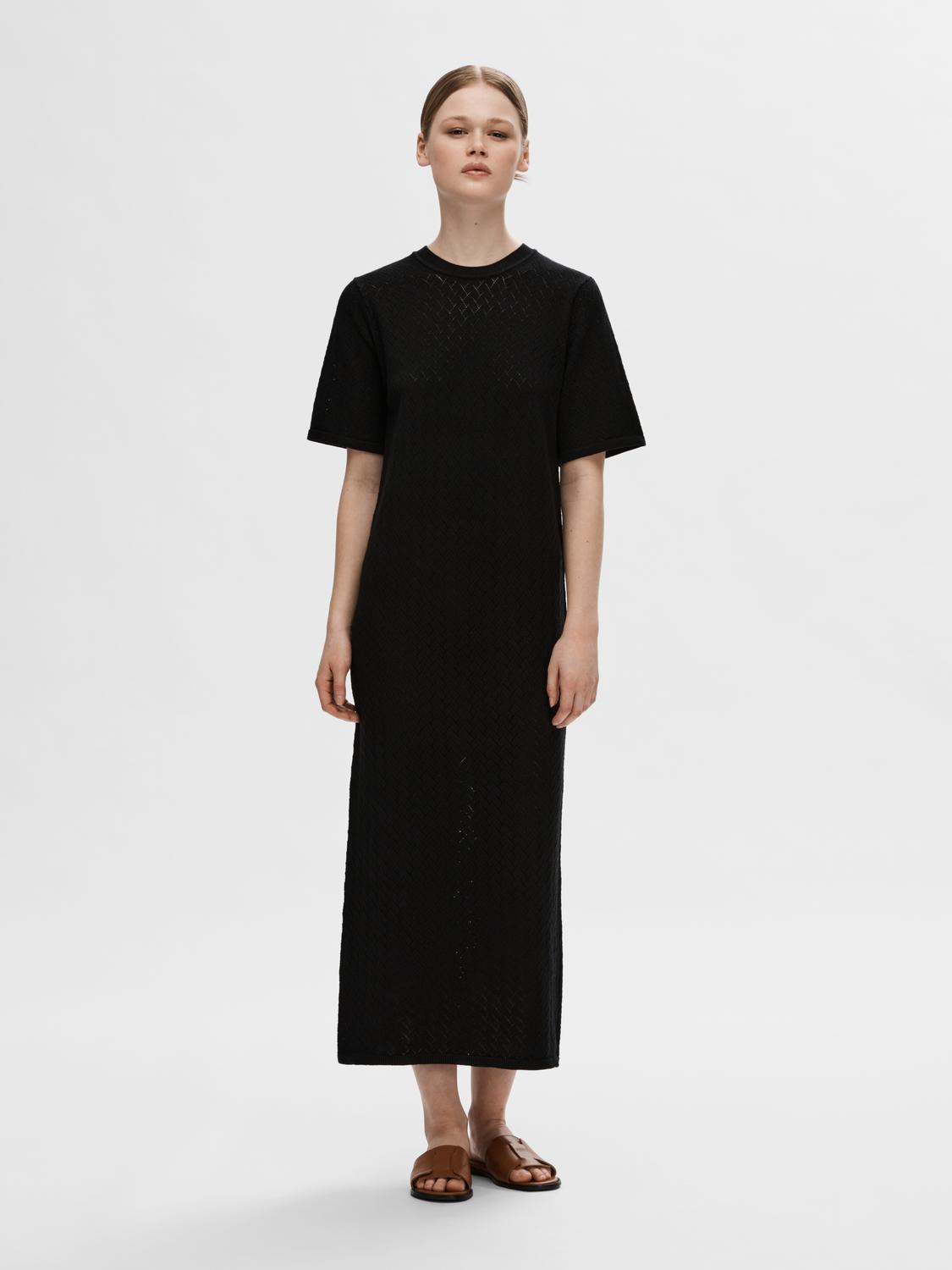 SLFHelena 2/4 KNIT DRESS-Kjole-Selected Femme-Aandahls