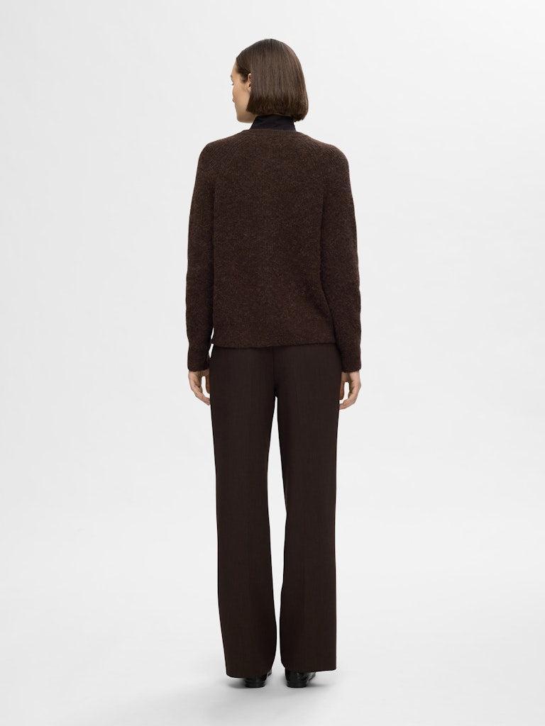 SLFLULU LS KNIT SHORT CARDIGAN NOOS-Strikk-Selected Femme-Aandahls