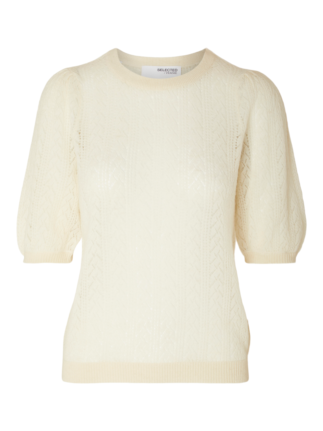 SLFMagde 2/4 KNIT O-NECK-Strikk-Selected Femme-Aandahls