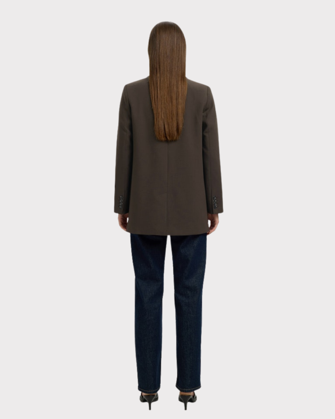 SLFRITA LS RELAXED BLAZER MEL-Blazer-Selected Femme-Aandahls