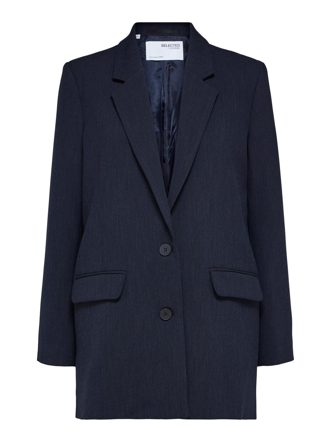 SLFRITA LS Relaxed blazer D SAP MEL NOOS-Blazer-Selected Femme-Aandahls