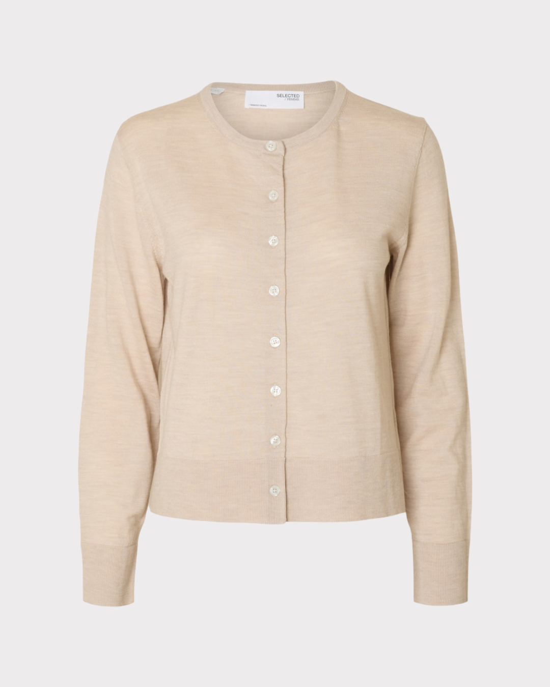 SLFThea LS KNIT MERINO CARDIGAN NOOS-Strikk-Selected Femme-Aandahls