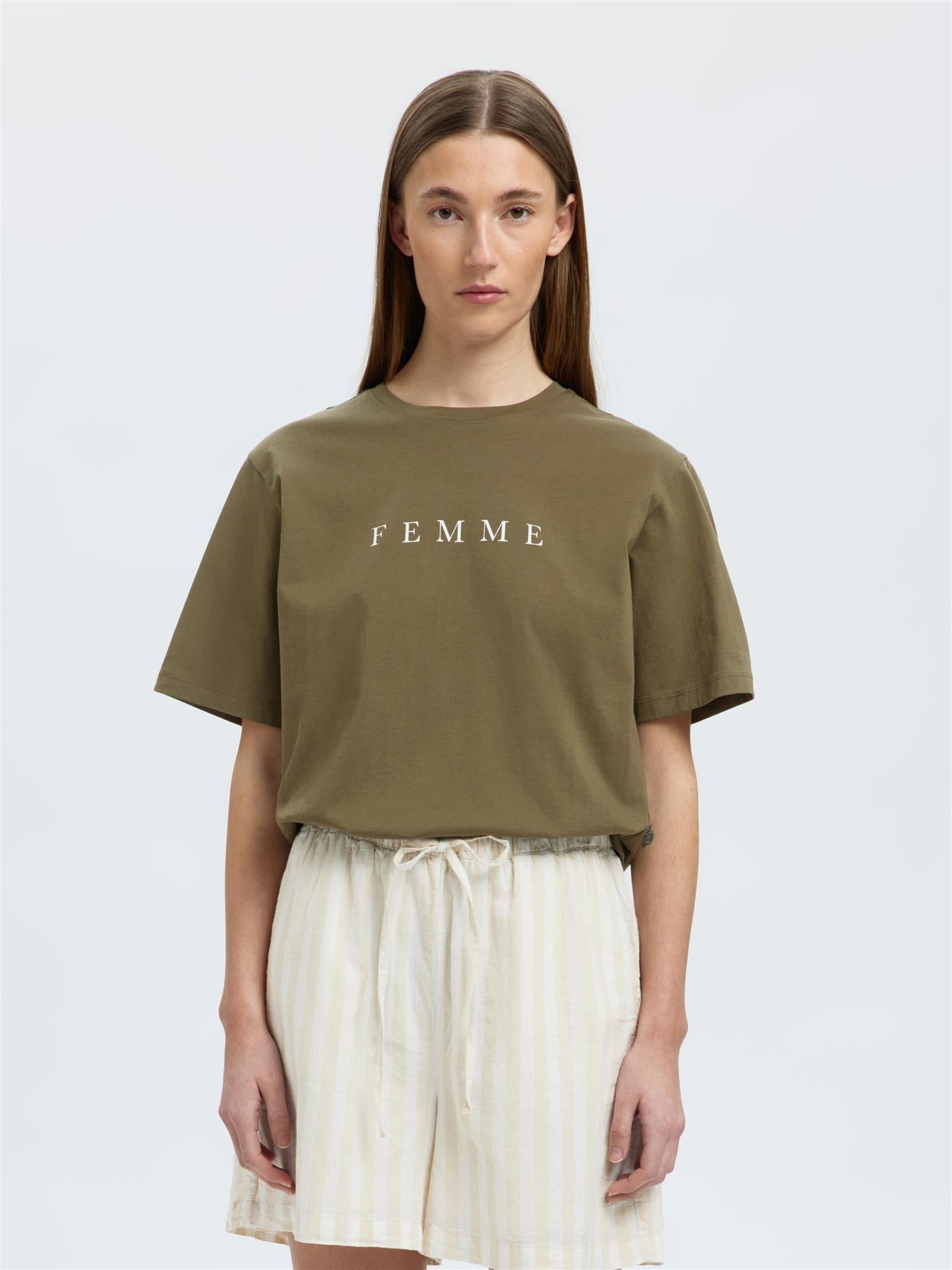 SLFVilja SS PRINTED TEE-T-shirt-Selected Femme-Aandahls