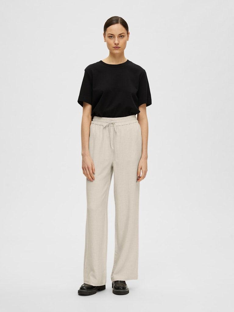 SLFViva-Gulia HW Long Sun Pant-Bukser-Selected Femme-Aandahls