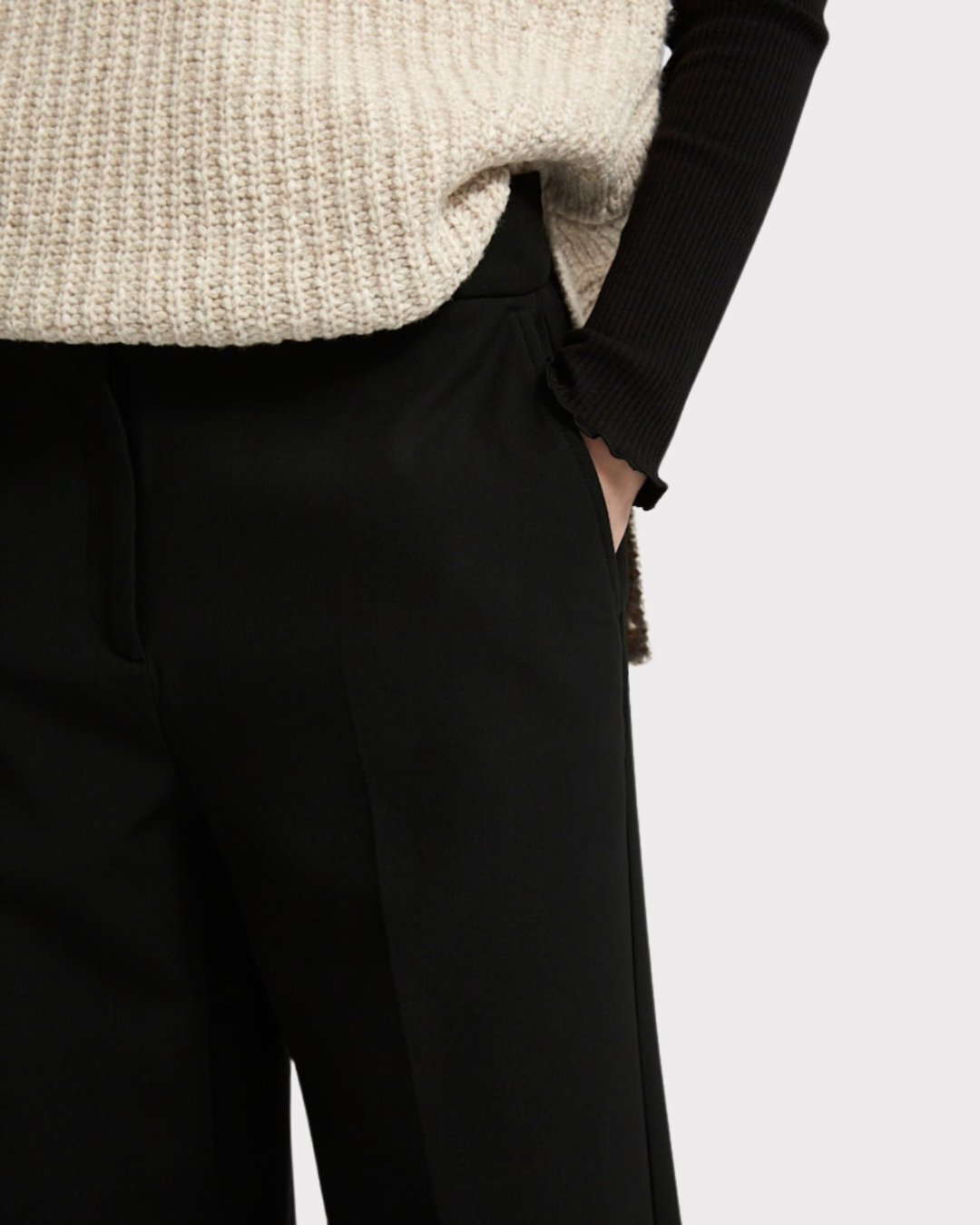 SLFrita MW WIDE PANT FD NOOS-Bukser-Selected Femme-Aandahls